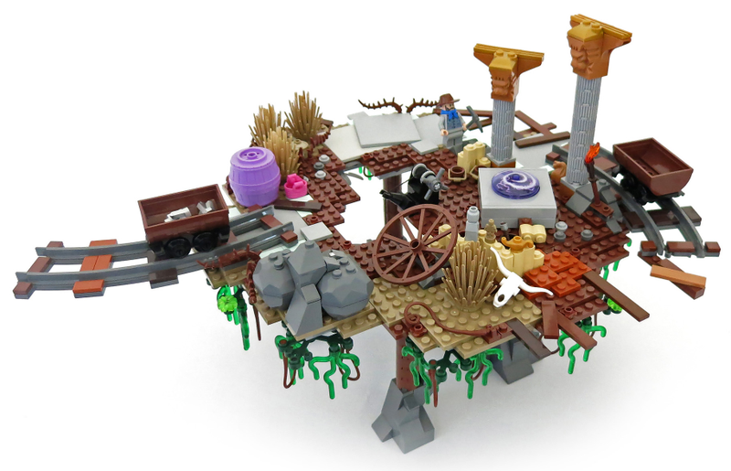 Illustration for article titled 49 square feet of beautiful Lego Bastionesque building